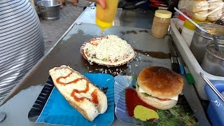 Indian Street Food 🍔 Street Style Pizza amp Burger amp Hot Dog [upl. by Ernie]