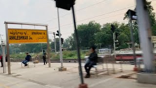 130 kmph skipping 🔥 Ankleshwar jn  karnavati SF Express [upl. by Edalb]