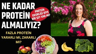 Ne kadar protein almalıyız Proteinin fazlası yararlı mı zararlı mı [upl. by Alessig]