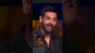 Johan Abraham with KBC bollywood comedy funny johnwalker [upl. by Llyrad430]