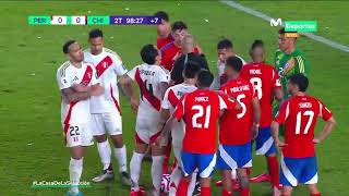 PERÚ vs CHILE SAMPAIO COBRÓ PENAL EN LA ÚLTIMA Y EL VAR LO ANULÓ  CLASIFICATORIAS 2026 🇵🇪⚽🇨🇱 [upl. by Nylesoj]