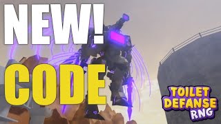 ROBLOX TOILET DEFENSE RNG CODES 🎁 HOW TO REDEEM [upl. by Shurlocke]