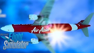 Air Asia MSFS FULL FLIGHT Kuala Lumpur➡️Singapore A330 [upl. by Nired]