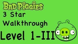 Bad Piggies  Bonus Level 1III 3 Star Walkthrough Ground Hog Day  WikiGameGuides [upl. by Yrrej]