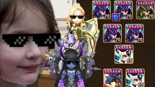 Summoners War ออโต้87H 93Hด้วยมอนฟรี [upl. by Vinay]