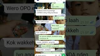 CHAT WA GAK JELLAS😄😄😄😄 music lawakan lawak short shorts [upl. by Pussej]