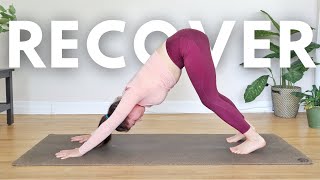 Deep Stretch Yoga for Runners  Yoga for recovery day for stiff amp sore muscles 30min runners yoga [upl. by Hannaoj]