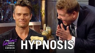 Hypnotizing Josh Duhamel amp The Late Late Show Audience [upl. by Cid]