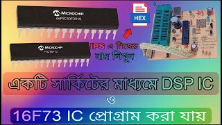 pickit 2 programmerdspic30f2010 programmingকিভাবে আইপিএস এর আইসি প্রোগ্রাম করবো [upl. by Aknahs]