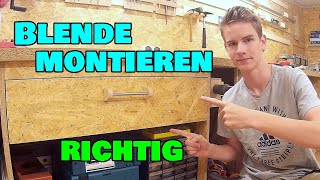 So montierst du dir deine Schubladenblende RICHTIG  Tipps und Tricks  TMBastler [upl. by Enahsed]