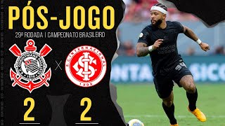 CORINTHIANS 2X2 INTERNACIONAL 🔴 AO VIVO  PÓSJOGO  CAMPEONATO BRASILEIRO 2024 [upl. by Joletta360]