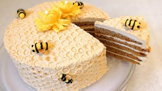 Медовик Торт  Asalli Tort Tayyorlash  Honey Cake Recipe [upl. by Inneg133]