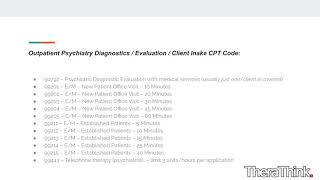 The Definitive Guide to Mental Health CPT Codes [upl. by Elauqsap]
