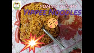 Yippee Saucy Masala Noodles Recipe in Tamil  How to make Yippee Noodlesஎளிய முறையில் நூடுல்ஸ் [upl. by Ilrebma]