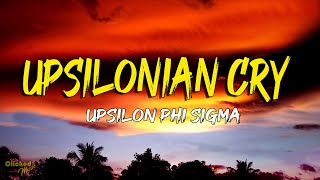 Upsilonian Cry Lyrics Video Upsilon Phi Sigma 1935 [upl. by Ydnyl]