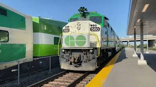 GO Train Arriving at Bramalea Station [upl. by Venn14]