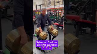 Sylvester Stallone Extreme Workout antesedepois beforeandafter shorts [upl. by Sicard]