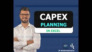 CAPEX PLANNING IN EXCEL [upl. by Assirialc]