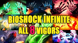 BioShock Infinite  All Vigor Animations 4K60FPS HDR  Extras [upl. by Noryt]