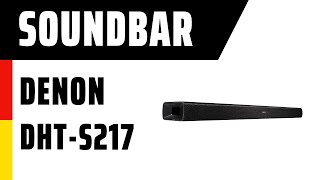 Soundbar Denon DHTS217  Test  Deutsch [upl. by Smalley260]