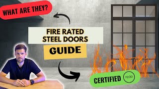 Fire rated steel doors in UK F30FD60 [upl. by Worthington]