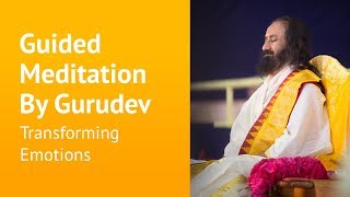 Transforming emotions  Guided Meditation By Gurudev Sri Sri Ravi Shankar [upl. by Warfold130]