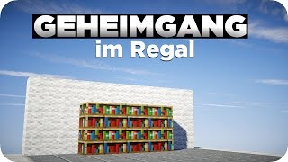 Bücherregal Geheimgang  Minecraft Lets Show DE [upl. by Riancho988]