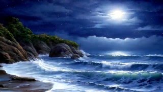 quotЛунная сонатаquot Бетховена и шум моря  Beethoven quotMoonlight Sonataquot and ocean [upl. by Lemal521]