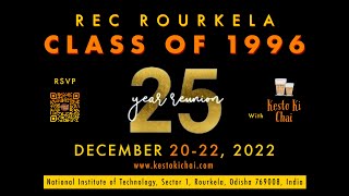 REC Rourkela Class of 1996 25th Year Reunion Promo [upl. by Ahsaf675]