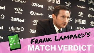 Derby County 1 Norwich City 1 ¦ Frank Lampard reaction [upl. by Ocnarfnaig306]