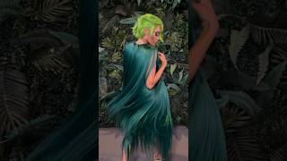 Dress Made Out of Hair  Emerald City Hair amp Fashion show hairdresser hairshow dressmadeofhair [upl. by Nallid245]