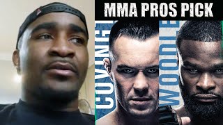 MMA Pros Pick  Colby Covington vs Tyron Woodley I UFC Vegas 11 [upl. by Elmer862]