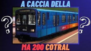 Caccia alla MA 200 Cotral sulla ferrovia Roma Lido [upl. by Hillard9]