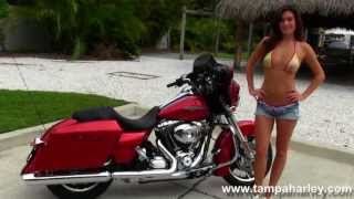 New 2013 HarleyDavidson FLHX Street Glide in Ember Red Sunglo for Sale [upl. by Jangro]