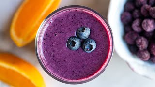 Best Blueberry Smoothie Recipe [upl. by Tseng]