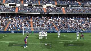 FIFA 11 Tutorial  quotThe Dipping Free Kickquot  Free Kick Tutorial 1 [upl. by Eerihs]