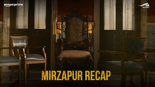 Mirzapur S1 amp S2 Recap  Pankaj Tripathi  Ali Fazal  Vijay Varma  Shweta Tripathi [upl. by Brookhouse834]