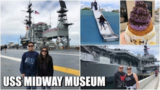 SAN DIEGO DAY 2  USS MIDWAY MUSEUM  WATERFRONT PARK  May 12 2018 [upl. by Lehar321]