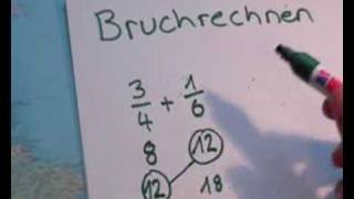 Bruchrechnen Addition [upl. by Dilan570]