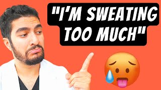 How To STOP SWEATING So Much Dermatologist [upl. by Korman389]