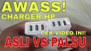 Asli VS Palsu Charger Qualcomm Quick Charge 30 [upl. by Clifton]