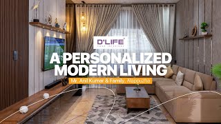 Minimalist 3bhk Villa Interior Design  DLIFE Home Interiors [upl. by Asillam835]