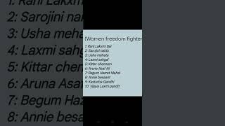 Women freedom fighter education Aryan 60 khansir pwmotivation [upl. by Branham]