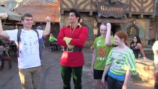 New Fantasyland Tommy meets Gaston and then some YouTube fans [upl. by Harrow213]