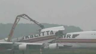 1 week na de crash van de Kalitta Air Boeing 747 in Zaventem [upl. by Anihsak118]