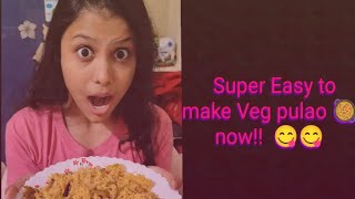 Super tasty 😋 and Super easy🥘🥘 vegetable pulao full vedio food cooking simplecookingeasycooking [upl. by Ilagam3]