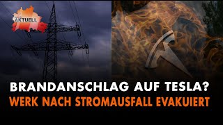 TeslaWerk nach Stromausfall evakuiert [upl. by Malynda]