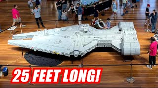 Huge LEGO Star Wars Moff Gideon Light Cruiser with 800000 Pieces [upl. by Boykins]