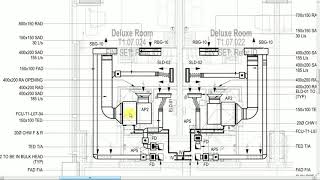 HVAC Drawing Details  Fan Coil Units  FCU [upl. by Korey]