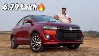 Mini Audi A4🔥 2024 New Maruti Dzire ZXi Real World Drive Review [upl. by Tfat]